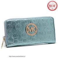 michael kors jet set continental logo groot blauw portefeuilles Tassen Prijzen yr6g8120